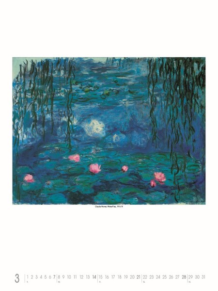 Nástenný Kalendár Claude Monet 2027