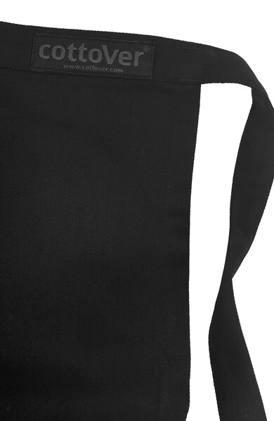 Cottover Gots Waist Apron Long black ONE