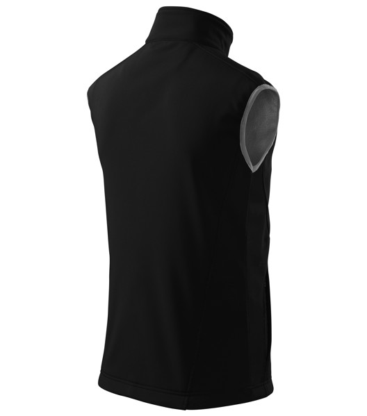 Softshellová Vesta Pánska Malfini® Vision - Čierna / 3XL