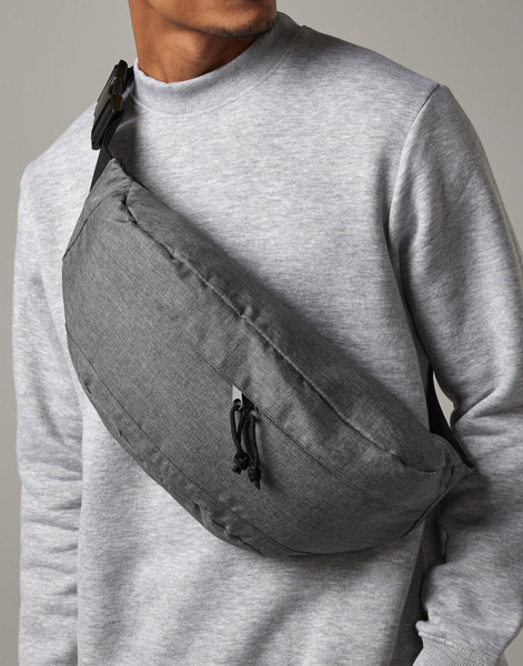 Oversized Across Body Bag - Grey Marl / ONE SIZE