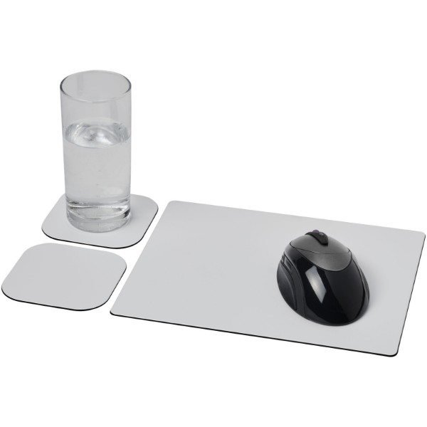 Ensemble de tapis de souris et de dessous de verre Brite-Mat® 3