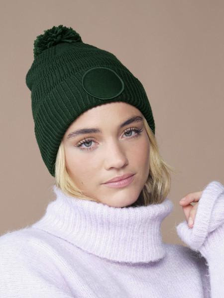 Fan Patch Beanie - Graphite Grey