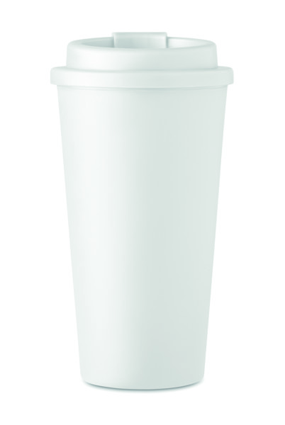 Gobelet double paroi 450 ml Tuesday - Blanc