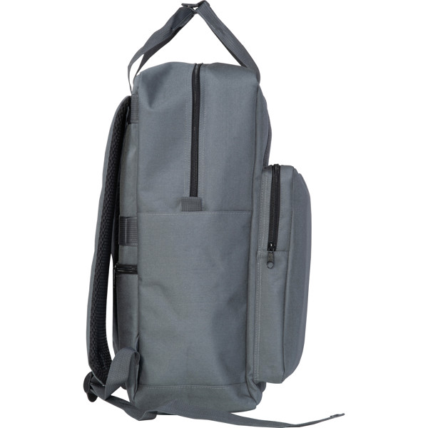 RPET backpack – sustainable & robust MATILDA - Silvergrey