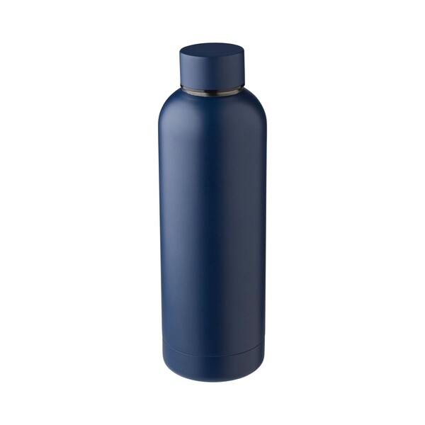 Gourde isotherme Isaiah | Recyclée | 500 ml - bleu marine