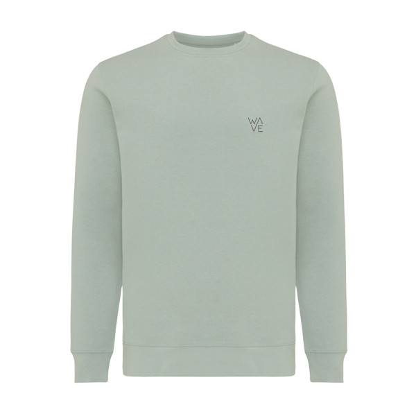 Lehká mikina Iqoniq Etosha z recykl. bavlny - Iceberg Green / XL