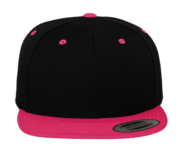 Classic Snapback 2-Tone Cap - Royal / Orange / ONE SIZE