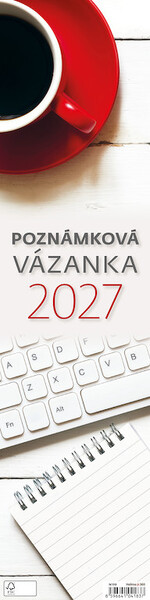 Nástěnný kalendář Poznámková vázanka 12 × 48 cm