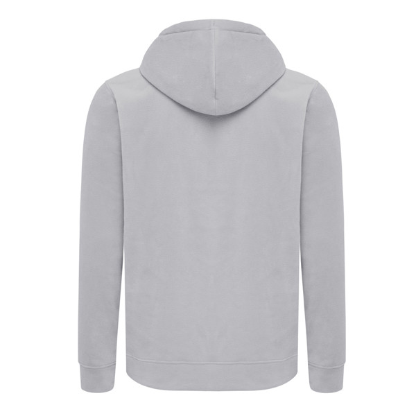 Iqoniq Trivor recycled polyester microfleece hoodie - Storm Grey / XXS