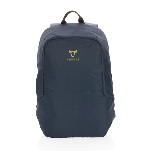 Sac à dos antivol en rPET Impact AWARE™ - Bleu Marine