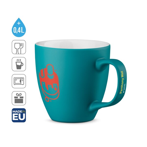 PANTHONY MAT. Porculanska šalica 450 ml - Bijela