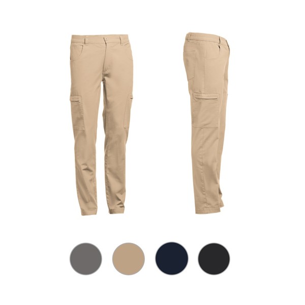 THC TALLINN. Cotton and elastane trousers - Light Brown / M