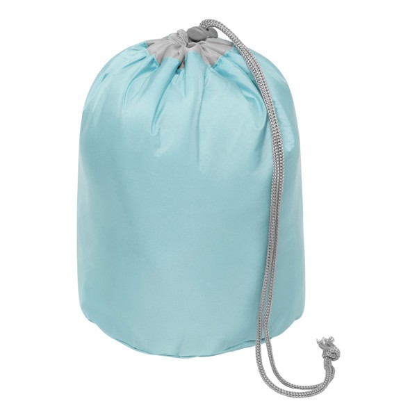 Toaletna torba cev 190T najlon, Ø160x240mm - Svetlo modra