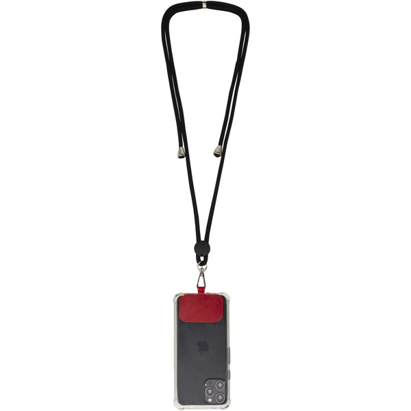 Lanyard per telefono Kubi - Rosso