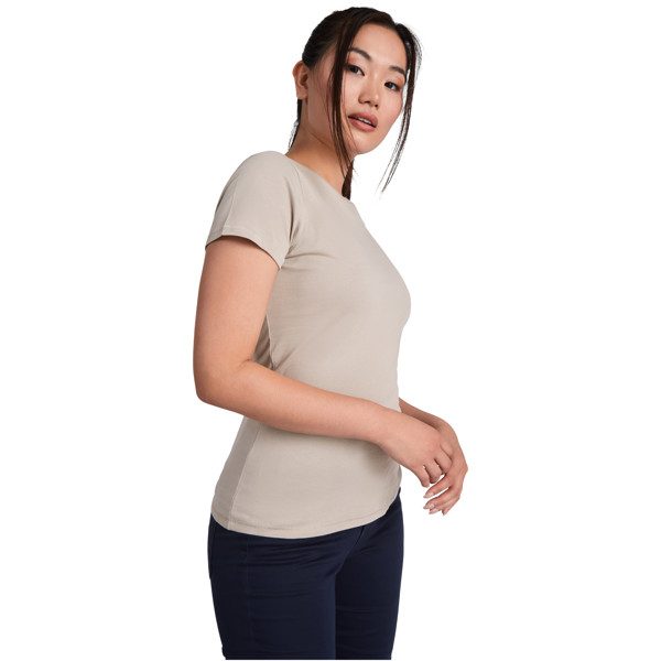 T-shirt Golden à manches courtes pour femme - Blanc / S