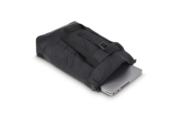 Sac à dos pour ordinateur portable rPET 600D Navi 36 x 40 x 10 cm - Noir