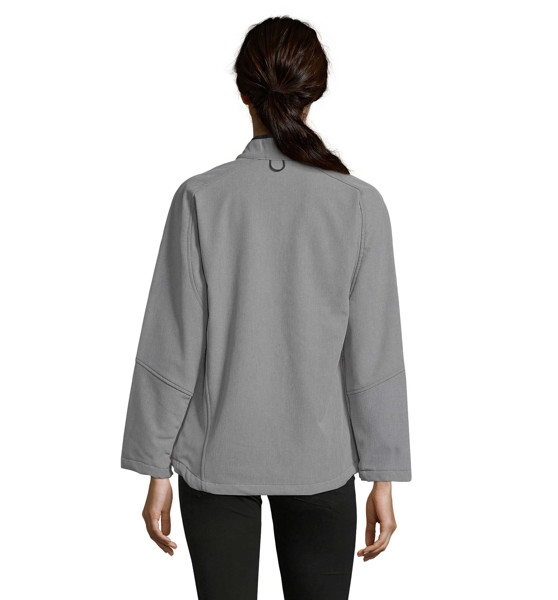 ROXY WOMEN SOFTSHELL ZIPPED - Grey MelangeXL