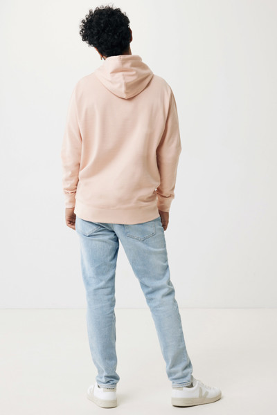 Iqoniq Rila lightweight recycled cotton hoodie - Peach Nectar / L