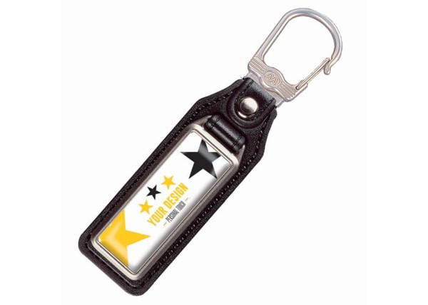Keyring metal with Doming