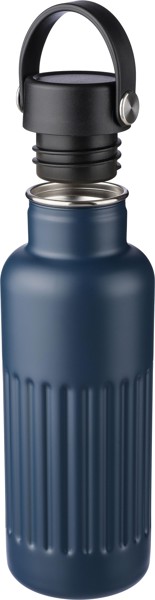 Garrafa de aço inoxidável reciclado com parede dupla (500 ml) Lior - branco