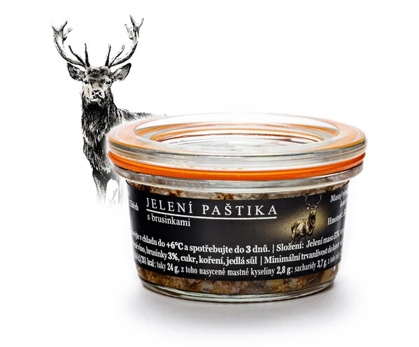 MINI Jelenia paštéta s brusnicami 50g