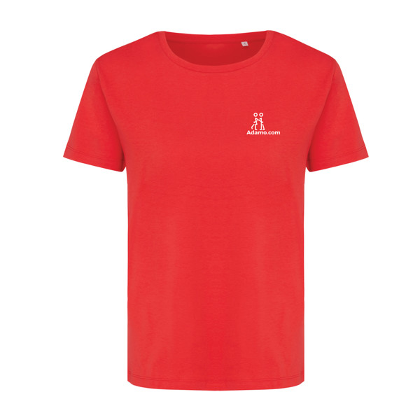 Dámské tričko IQONIQ Yala z recykl. bavlny - Luscious Red / XXS