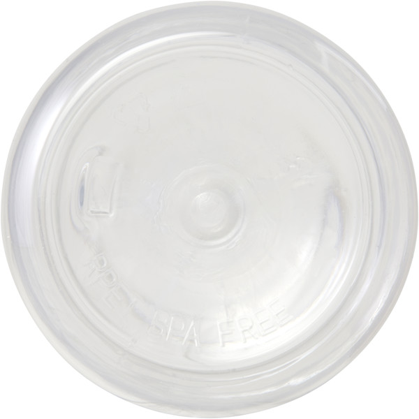 Garrafa de água de plástico reciclado de 950 ml "Ziggs" - Transparente