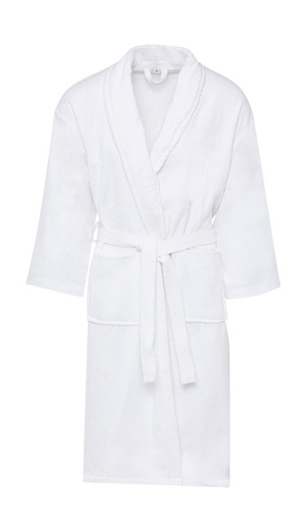 Como Velours Bath Robe - White / 2XL