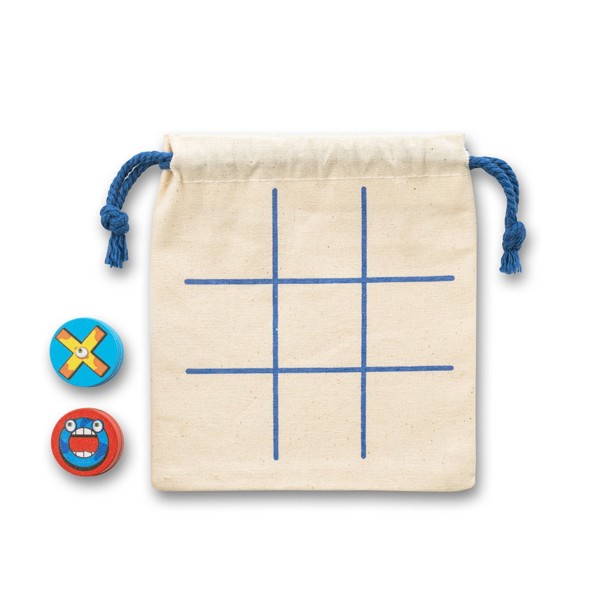 CROSSES. Klasické piškvorky. Desetidílná dřevěná sada