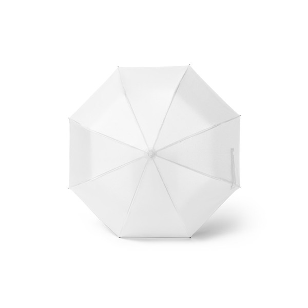 SKYLAR. Součástí je deštník 2 v 1 s nákupní taškou z recyklovaného polyesteru - Bílá