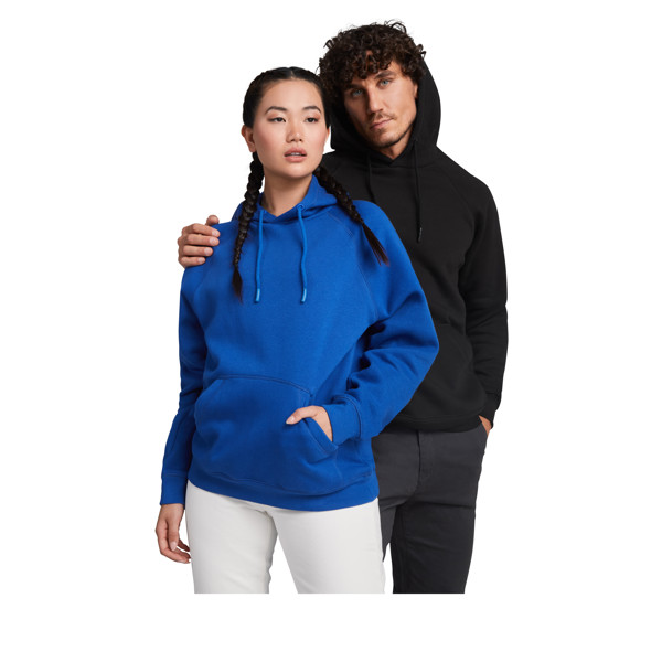 Sweat à capuche Vinson en coton organique unisexe - Blanc / 2XL