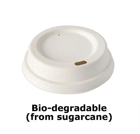 Bio-degradable Lid for Paper Cups