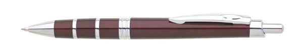 Rubio Plastic Ballpoint Pen - Bordeaux