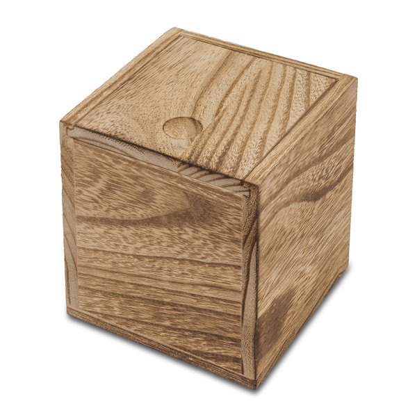 Silia candle in a wooden box