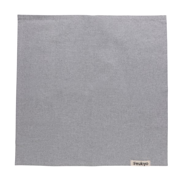 Ukiyo set prtičkov iz recikliranega bombaža, 45x45 cm, 4 kosi - Siva