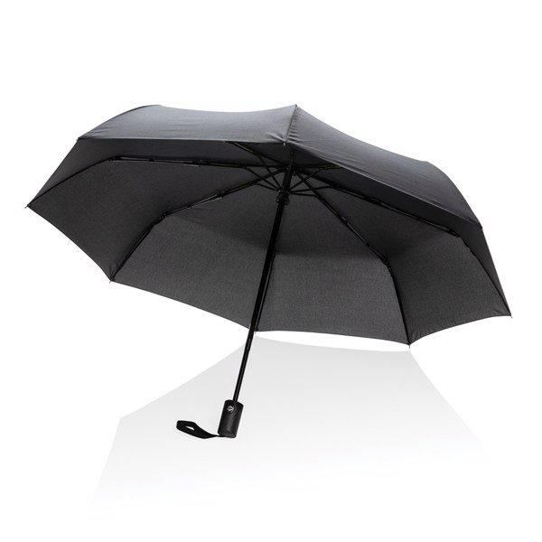 21" auto-open/close deštník Impact ze 190T RPET AWARE™ - Černá