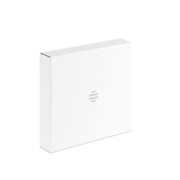 Glow Round mirror, 60 mm, magnetic closure - White