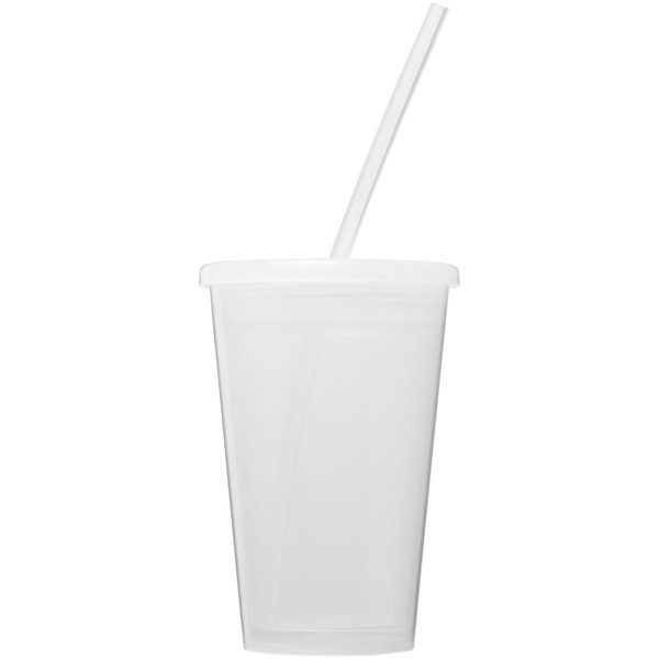 Copo de camada dupla de 350 ml Stadium - Transparente
