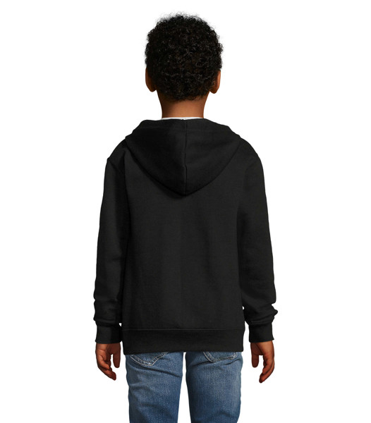 STONE KIDS ZIP HOODIE 260 - BlackXL