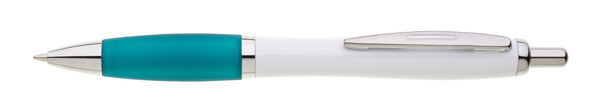 Jesi plastic ballpoint pen, blue ink - Turquoise