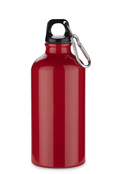 Aluminijasta steklenica TREKO 500 ml - Rdeča