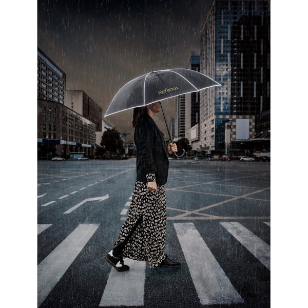 FINNLEY. 27“ deštník z větruodolného recyklovaného polyesteru (100% rPET) pongee 190T