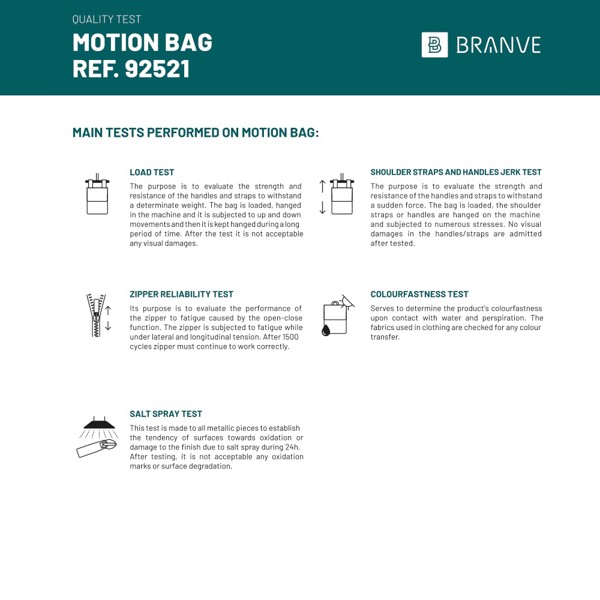 Motion Bag. Travel bag in cationic 600D and polypropylene - Light Grey