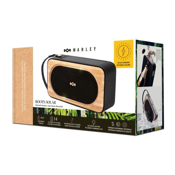 House of Marley Roots solar, Bluetooth speaker