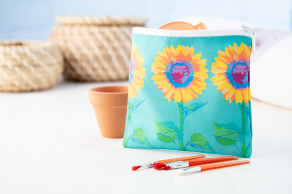 Custom Cosmetic Bag CreaBeauty S - White