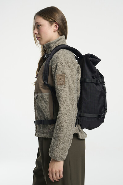 Camper Roll-Top Backpack 20/29 L Black No Size