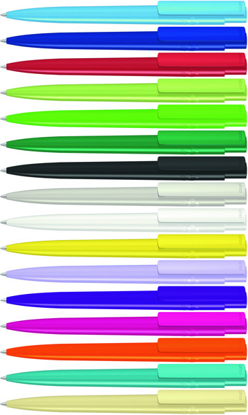 RECYCLED PET PEN PRO guľôčkové pero - Béžová