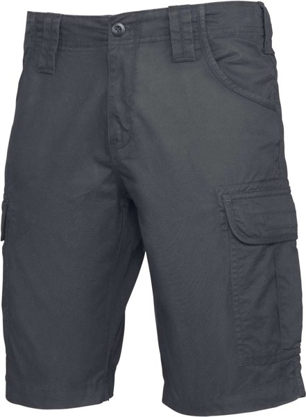 Multipocket Bermuda Shorts - Dark Grey / 54