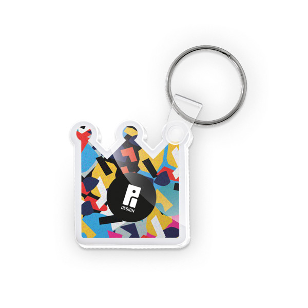 KEY RING CREATION PMMA EP 3mm MAXI 20 cm2 - Transparent / Creation_OEM