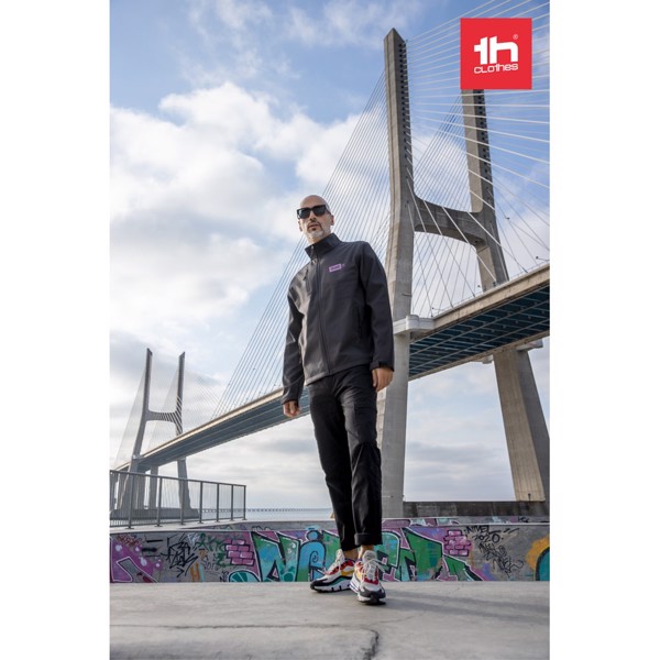 THC EANES. Veste softshell (unisexe) en polyester et élasthanne - Gris / XL